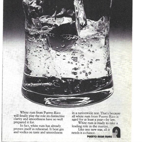 Puerto Rican Rums Advertisement Puerto Rico 1970s Vintage Print Ad 9 inch - Picture 3 of 4